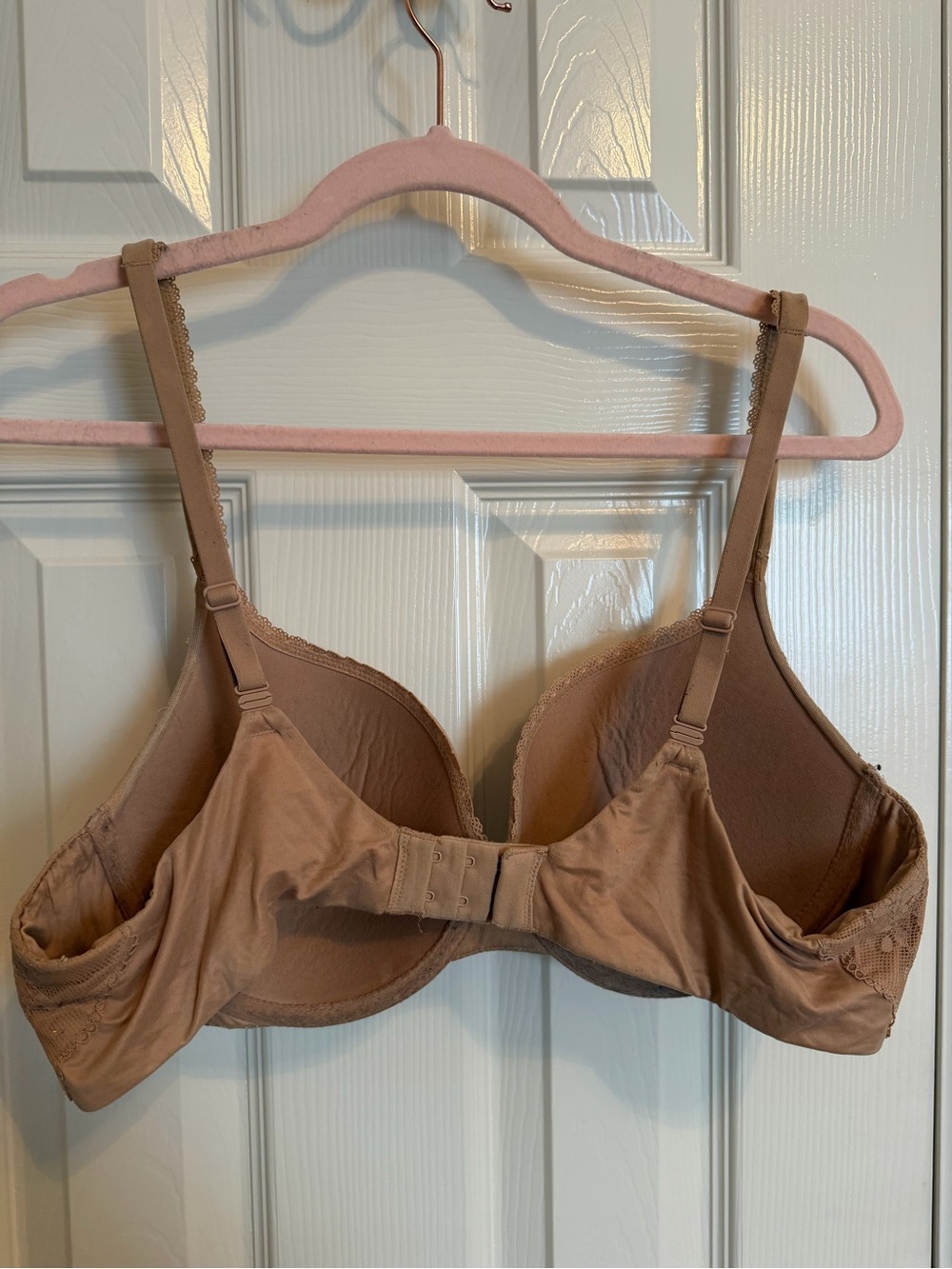 Victoria’s Secret Body by Victoria Perfect Shape Bra 38C Nude Lace - Picture 3 of 6